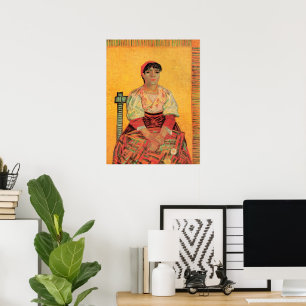 Portrait der italienischen Frau von Vincent van Go Poster