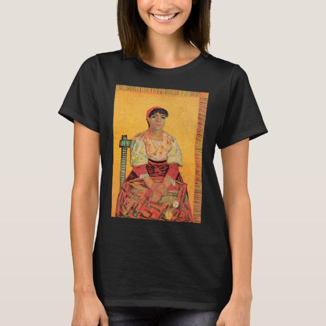 Portrait der italienischen Frau von Vincent van Go T-Shirt (Vorderseite)