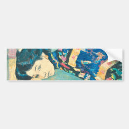 Portrait der japanischen Frau (von Fujishima Takej Autoaufkleber