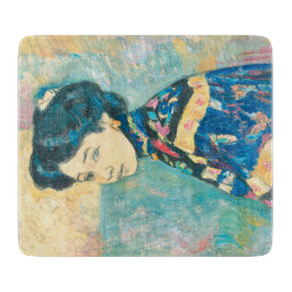 Portrait der japanischen Frau (von Fujishima Takej Schneidebrett