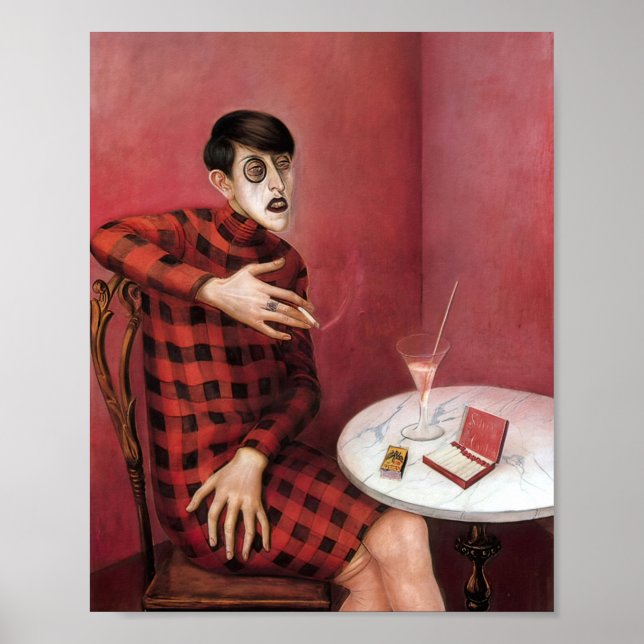 Portrait der Journalistin Sylvia Von Harden Otto Poster (Vorne)