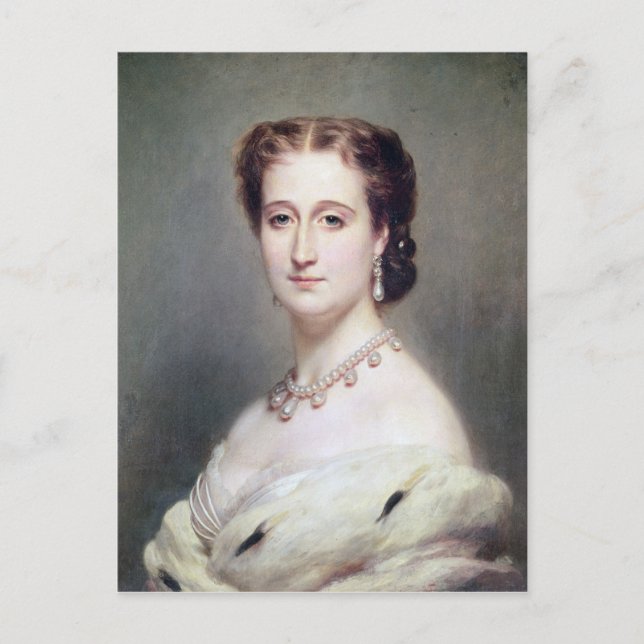 Portrait der Kaiserin Eugenie Postkarte (Vorderseite)