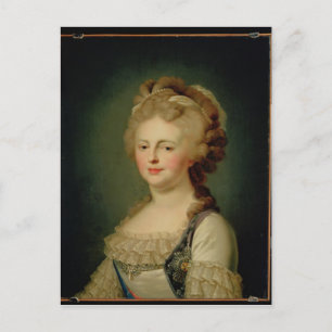 Portrait der Kaiserin Maria Fyodorovna Postkarte