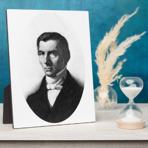 Portrait der klassischen liberalen Frederic Bastia Fotoplatte