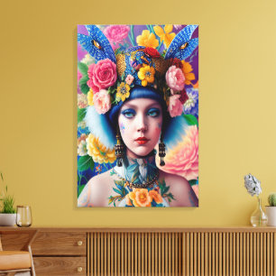 Portrait der Prinzessin Leinwanddruck