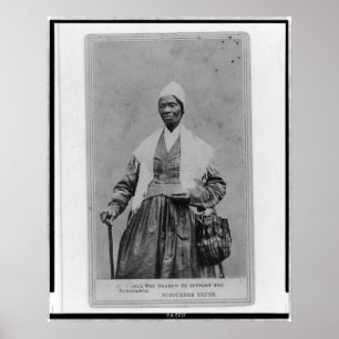 Portrait der Wahrheitsfindung von Sojourner Poster