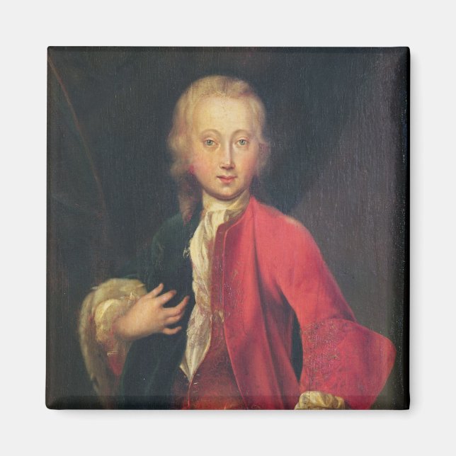 Portrait des Comte Maurice de Saxe Magnet (Vorne)