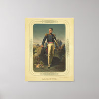 Portrait des französischen General Marquis de Lafa