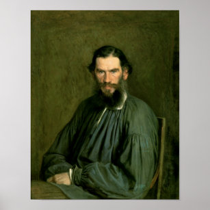 Portrait des Grafen Lev Nikolajewitsch Tolstoi 187 Poster