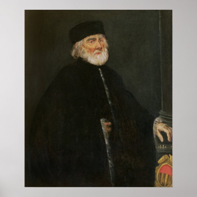 Portrait des Kurators Nicolo Priuli Poster (Vorne)