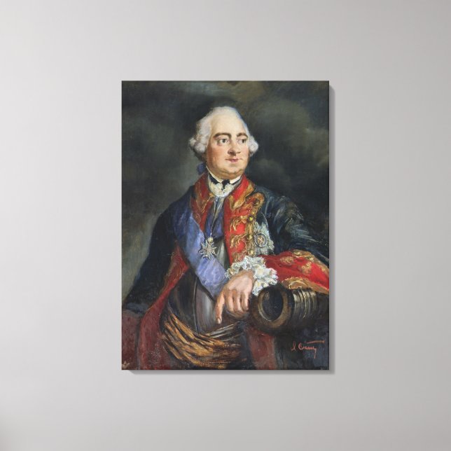 Portrait des Mathematikers Leonhard Euler Leinwanddruck (Vorderseite)