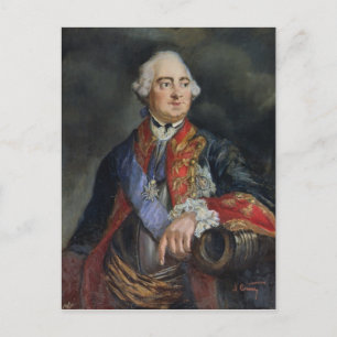 Portrait des Mathematikers Leonhard Euler Postkarte