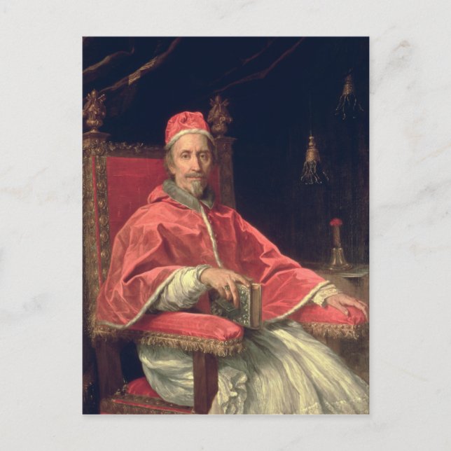 Portrait des Papstes IX Postkarte (Vorderseite)