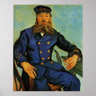 Portrait des Postmanns Joseph Roulin - Van Gogh Poster