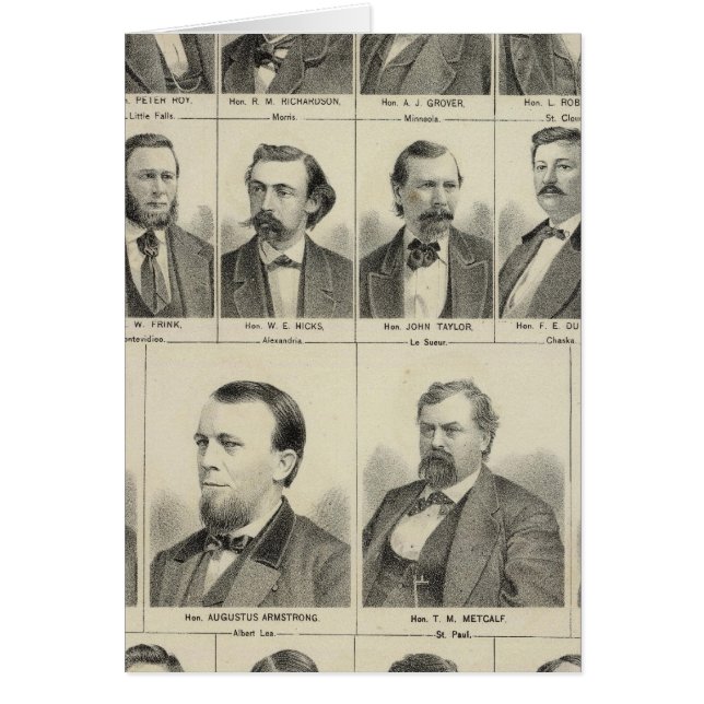 Portrait des représentants, Minnesota (Devant)