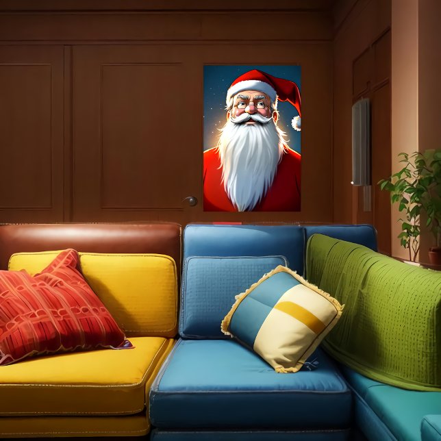 Portrait des Weihnachtsmannes | Art der AI Poster (Von Creator hochgeladen)