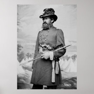 Portrait des zivilen Krieges, 1860er Poster