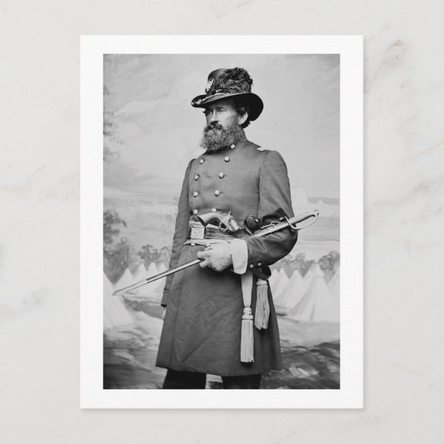 Portrait des zivilen Krieges, 1860er Postkarte (Vorderseite)