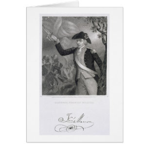 Portrait du Général Francis Marion à la bataill