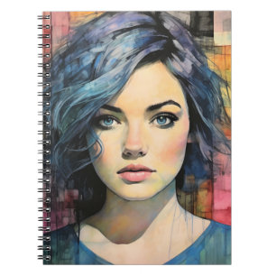 Portrait du pastel à l'huile CARNET