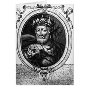 Portrait du roi de Merovech des contreseings de