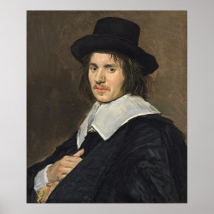 Portrait d'un homme - Frans Hals Poster d'art
