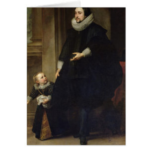 Portrait d'un noble et de son enfant
