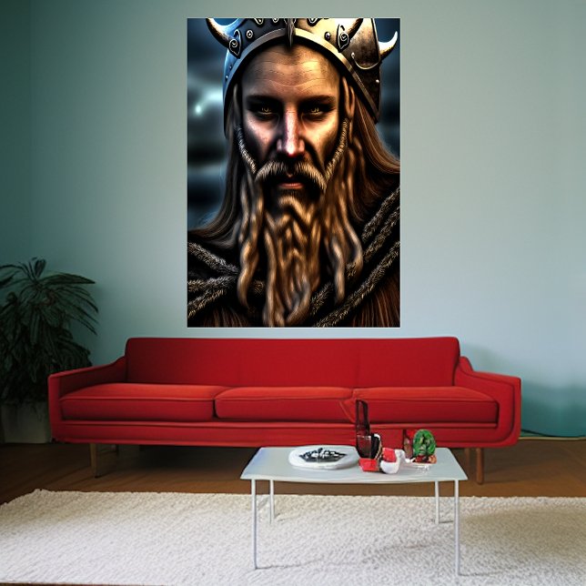 Portrait d'un viking suédois | AI Art Poster (Créateur téléchargé)