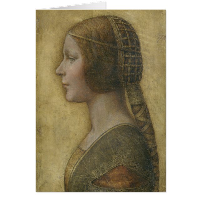 Portrait d'une jeune fiancée par Léonard de Vinci (Devant)