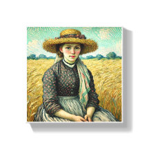 Portrait einer Bauernfrau von Vincent van Gogh
