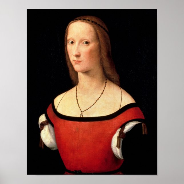 Portrait einer Frau, 1500 Poster (Vorne)