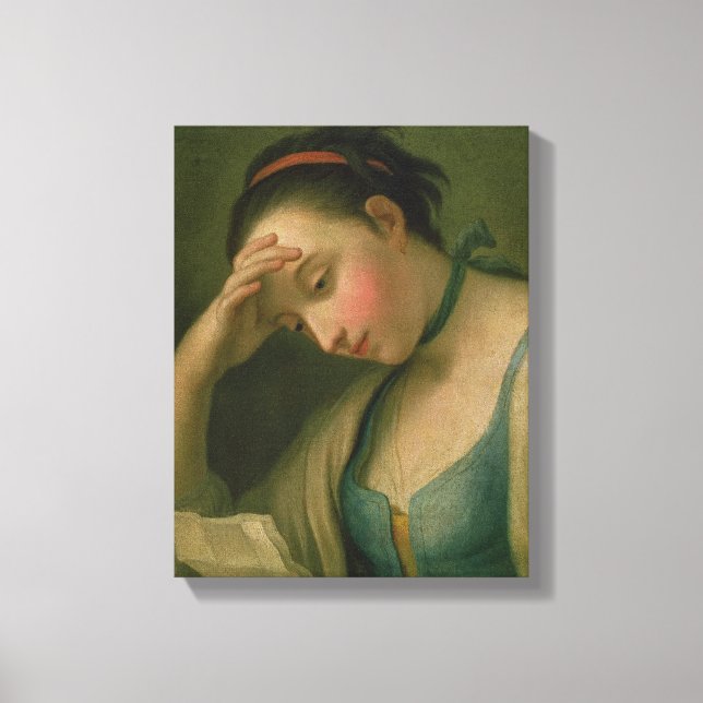 Portrait einer Frau 2 Leinwanddruck (Vorderseite)