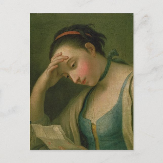 Portrait einer Frau 2 Postkarte (Vorderseite)