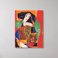 "Portrait einer Frau" Egon Schiele