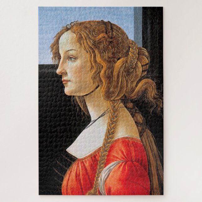 Portrait einer Frau, Sandro Botticelli (Vertikal)