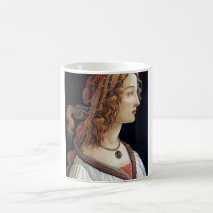 Portrait einer Frau, Sandro Botticelli Kaffeetasse