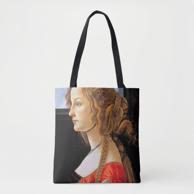 Portrait einer Frau, Sandro Botticelli Tasche (Vorderseite)
