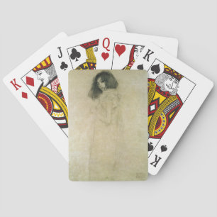 Portrait einer jungen Frau, 1896-1897 Spielkarten