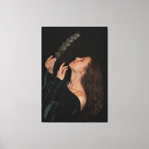 Portrait einer jungen Frau Leinwanddruck