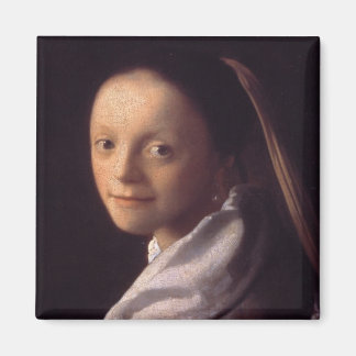 Portrait einer jungen Frau Magnet