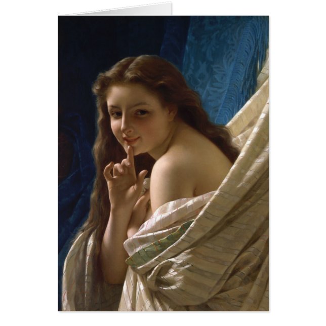 Portrait einer jungen Frau von Pierre Auguste Cot (Vorne)