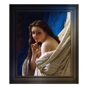 Portrait einer jungen Frau von Pierre Auguste Cot Fotodruck