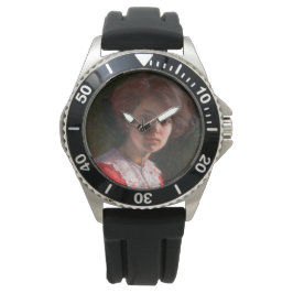 Portrait einer Lady (von Elin Danielson-Gambogi) Armbanduhr