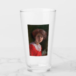 Portrait einer Lady (von Elin Danielson-Gambogi) Glas