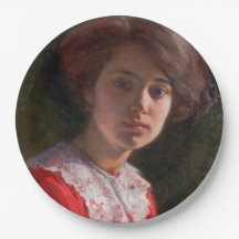 Portrait einer Lady (von Elin Danielson-Gambogi)