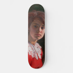 Portrait einer Lady (von Elin Danielson-Gambogi) Skateboard