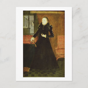 Portrait einer Lady, von Katherine, Duche Postkarte