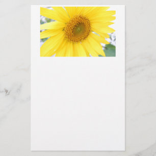 Portrait einer Sonnenblume Briefpapier