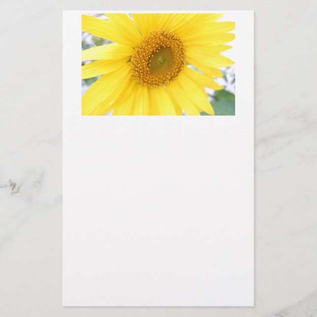 Portrait einer Sonnenblume Briefpapier (Vorderseite)