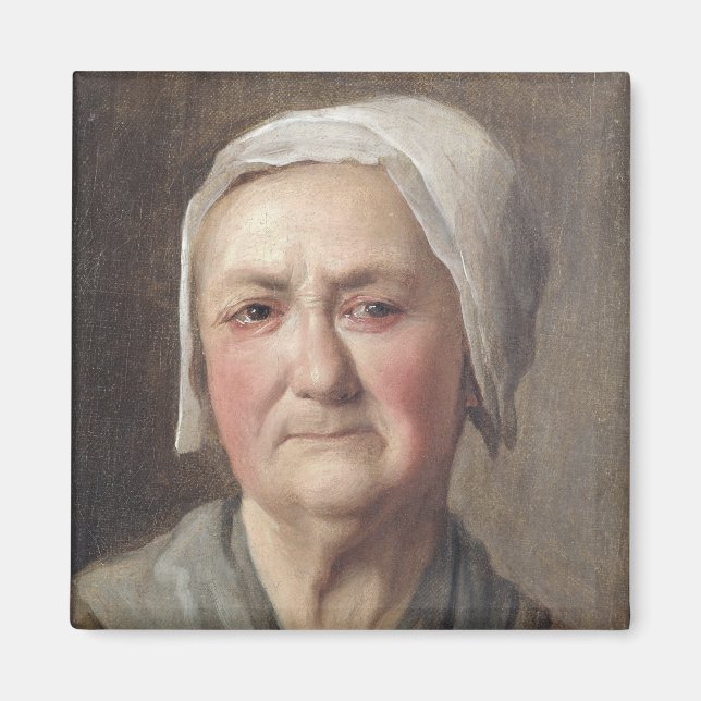 Portrait eines Bauern Magnet (Vorne)